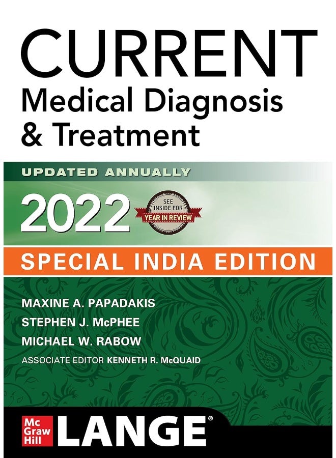 CURRENT Medical Diagnosis and Treatment 2022, Special India Edition