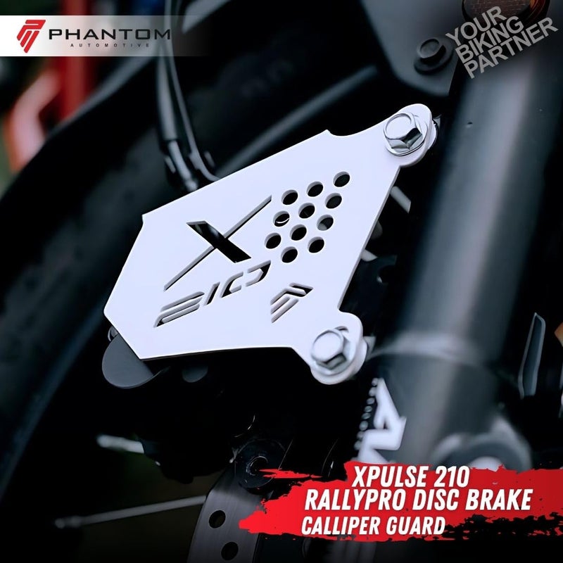Phantom Disc Brake Cover for Herro X-Pulslse 210 – Heavy-Duty Front Brake Guard | Mud & Dust Protection (Red) - Image 3