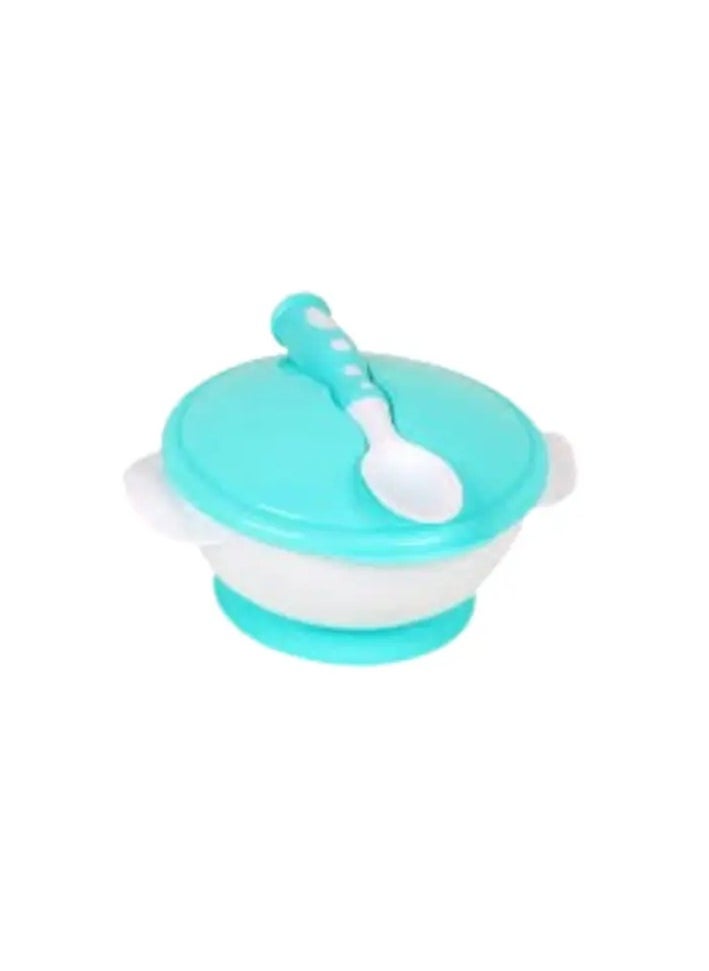 Baby - Baby Feeding Bowl Set with Suction & Training Spoon – Spill-Proof, BPA-Free Silicone Bowl for Toddlers – Non-Slip, Easy to Clean, Perfect for Self-Feeding & Weaning - Image 1