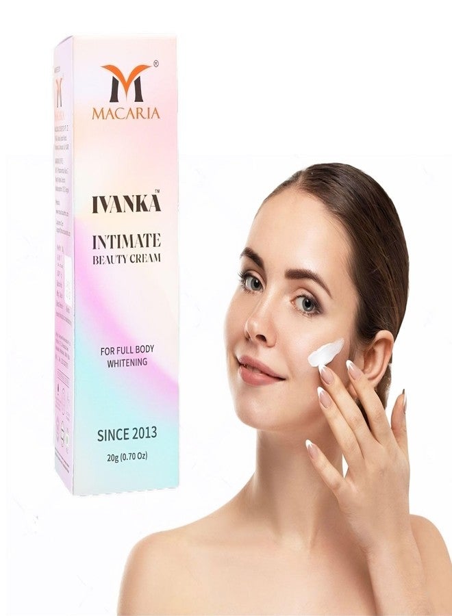 MACARIA كريم إيفانكا لتفتيح الوجه | كريم ليلي | كريم تفتيح الإبطين | المناطق الحساسة | كريم تفتيح البشرة الدهنية | كريم تفتيح الجسم بالكامل مع حمض الكوجيك والجلوتاثيون | كريم تفتيح الجسم - Image 1