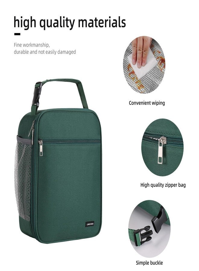 Lovoeo Lunch box Lunch bag for men women Insulated Lunchbox Lunch bags for Work Picnic Travel(Deep green) - Image 3