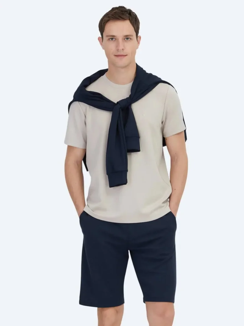 كيب تيشيرت بيج سادة برقبة دائرية