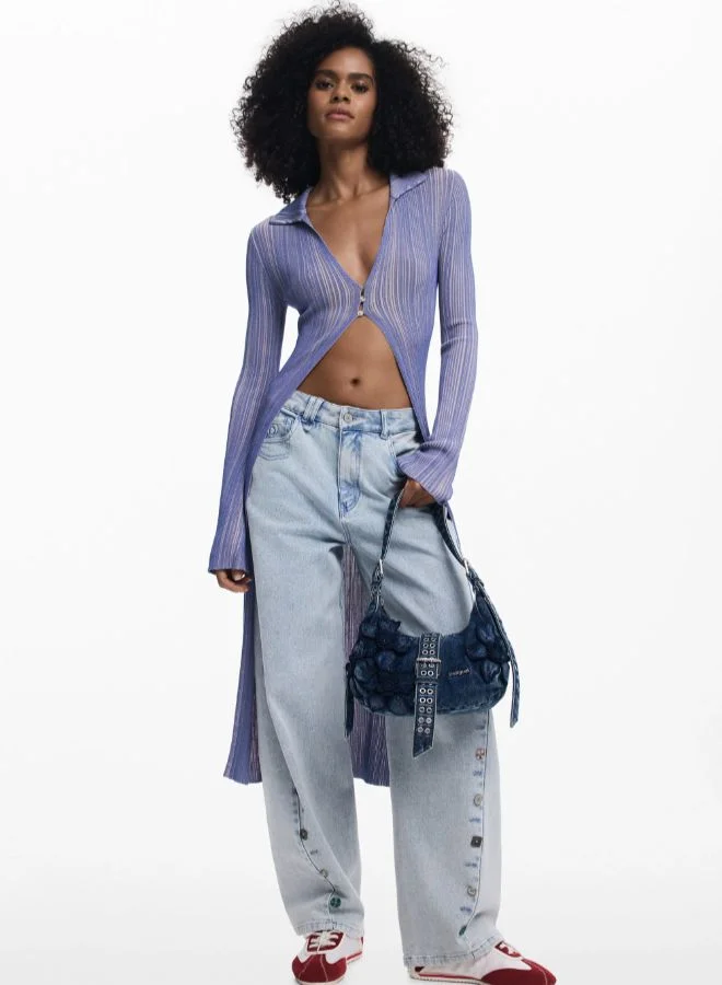 ديسيجوال حقيبة جينز زرقاء