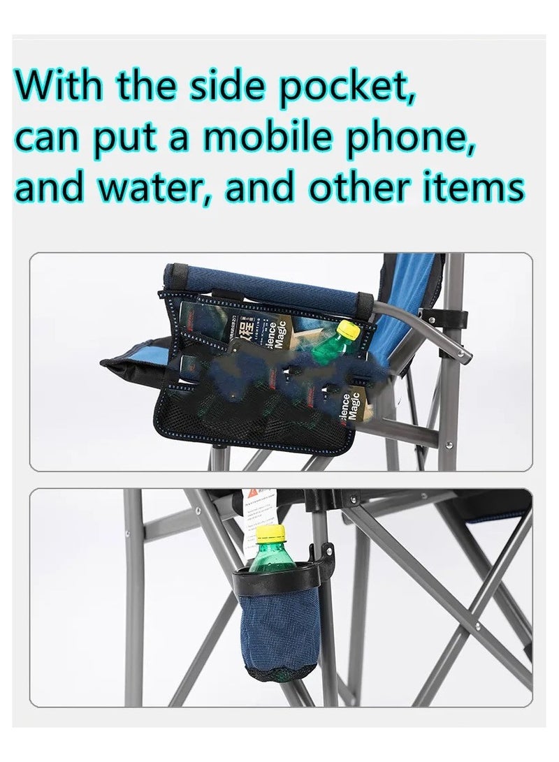 VIO Large Outdoor Chair Padded High Back Durable Foldable Beach Chair with Bag Cup Holder for Outdoor Pool Picnic Camping Travel Fishing Lawn Supports Up to 140 KG 300 LBS - Image 5