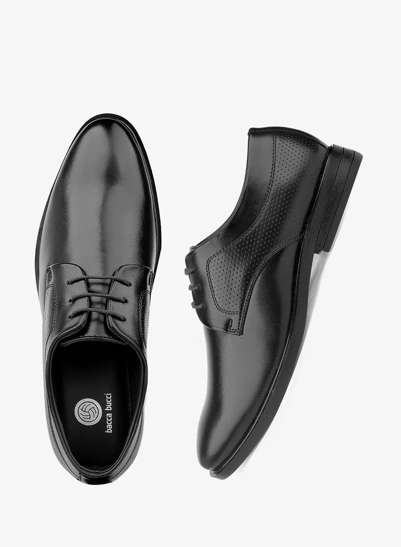 Bacca Bucci Black VANCOUVER Formal Shoes with Superior Comfort for Men | Best Price UAE