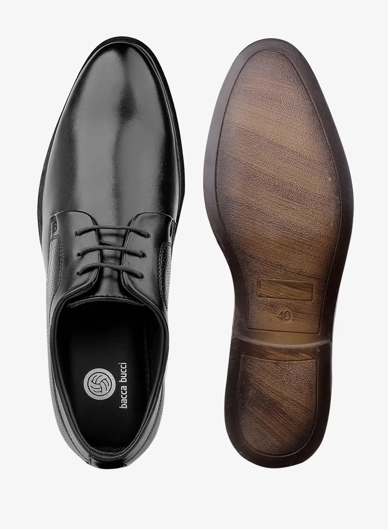 Bacca Bucci Black VANCOUVER Formal Shoes with Superior Comfort for Men | Best Price UAE