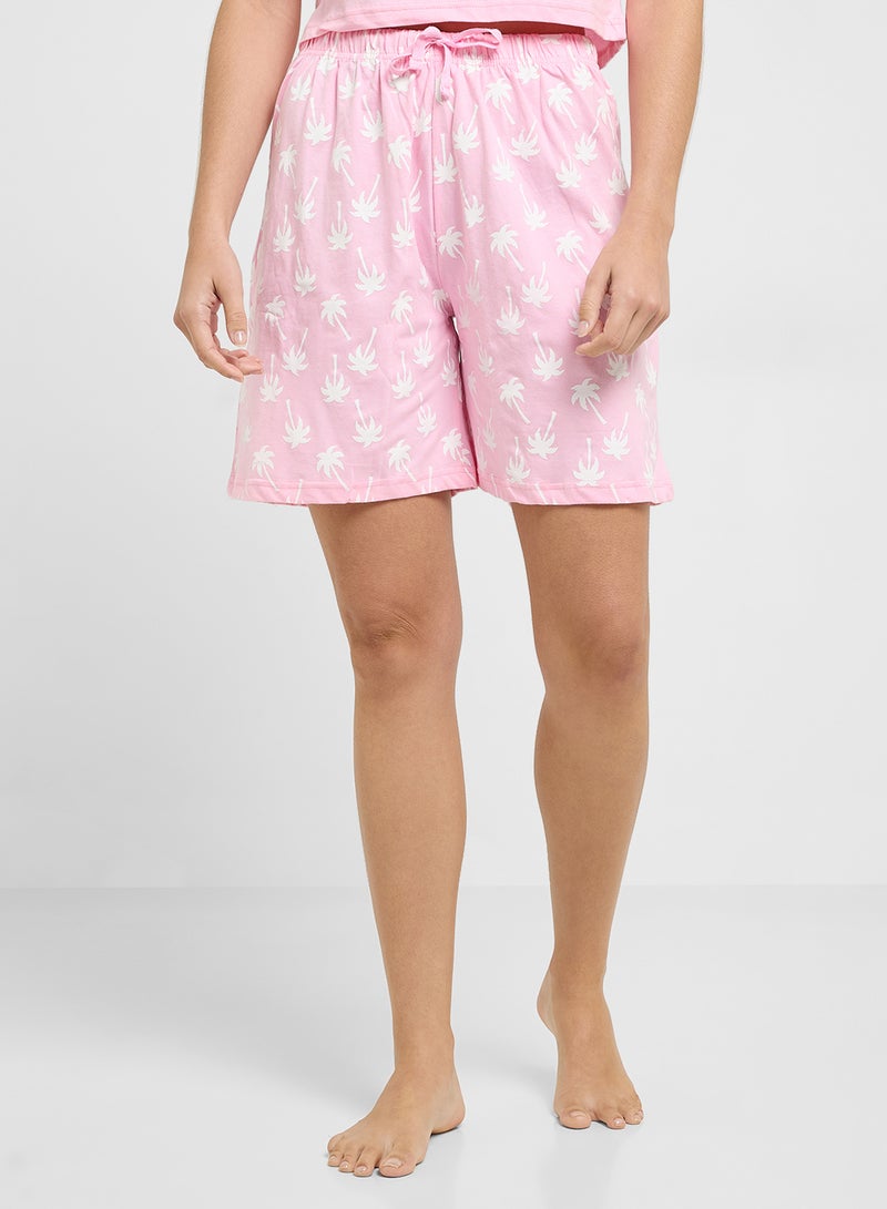 Ginger Cotton Graphic T-Shirt & Short Pj Set - Image 4