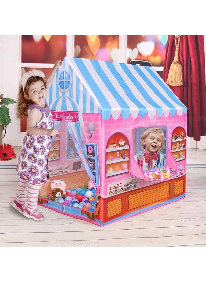 BLOOMING TIME Play Tent for Kids Candy Playhouse Boys & Girls Indoor Outdoor Toy - Image 3
