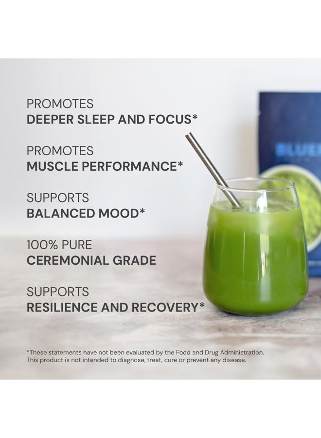 Blueprint Bryan Johnson Matcha Powder – Ceremonial Grade Japanese Matcha – Green Tea for Energy & Focus – Natural Caffeine, Antioxidant-Rich – 30mg L-Theanine- 30 Servings - Image 3