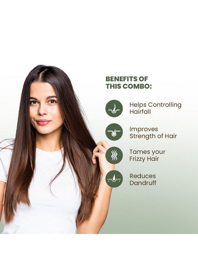 Rey Naturals Hair Growth Combo - Rosemary Oil, Tea Tree Oil, Coconut Oil, Almond Oil & Castor Oil For Hair Growth, Acne, Dark Spots, Healthy & Dandruff Free Scalp & Hairfall Control - 15Ml*2 & 200Ml*3 - Image 3