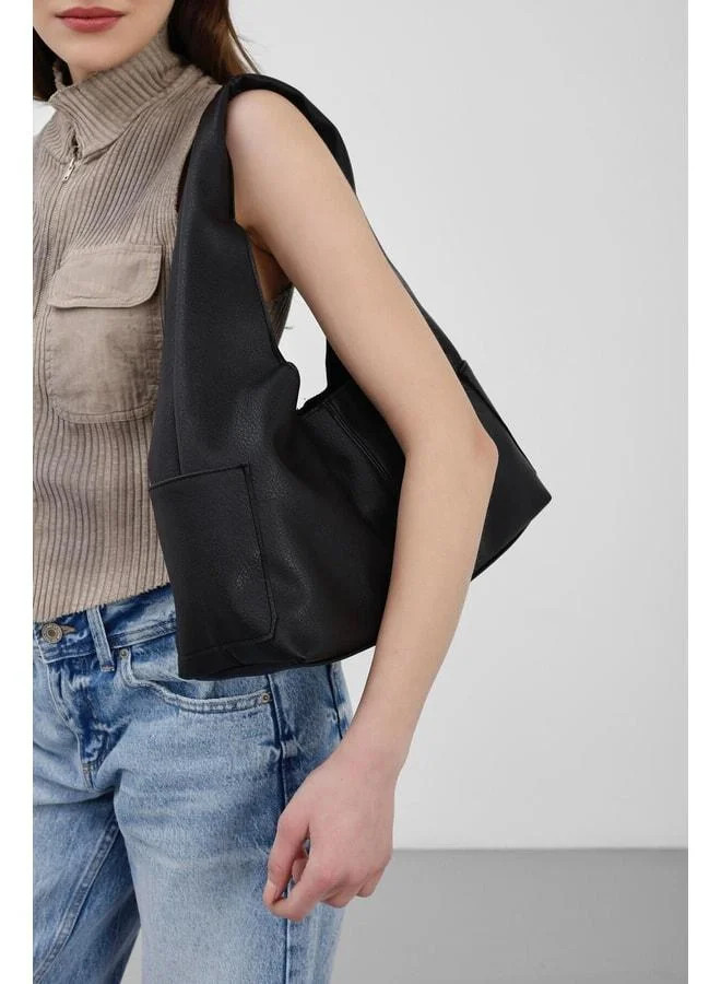 Shule Bags  Omnia Slouchy Shoulder Bag Black. for Women | Best Price UAE