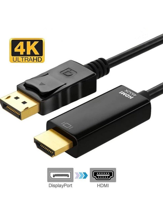 PROEFF - DP to 4K HDMI Adapter Cable Black - Image 1