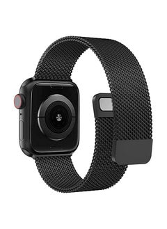 Generic Stainless Steel Magnetic Band Compatible with Apple Watch 49mm 45mm 44mm 42mm, Adjustable Milanese Magnet Metal Strap Men Women for iWatch Series 8/7/6/5/4/3/2/1/SE/Ultra  - Image 1