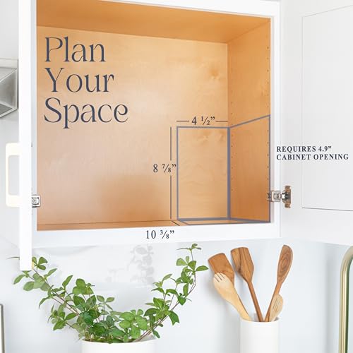 HOLDN’ STORAGE Pull Out Cabinet Organizer for Spices, Cans - Heavy Duty with Lifetime Limited Warranty- Pull Out Spice Rack- Cabinet Pull Out Shelf for Cans,Dishes, Etc, 4-1/2"W x 10-3/8"D x 8-7/8H, Chrome - Image 5