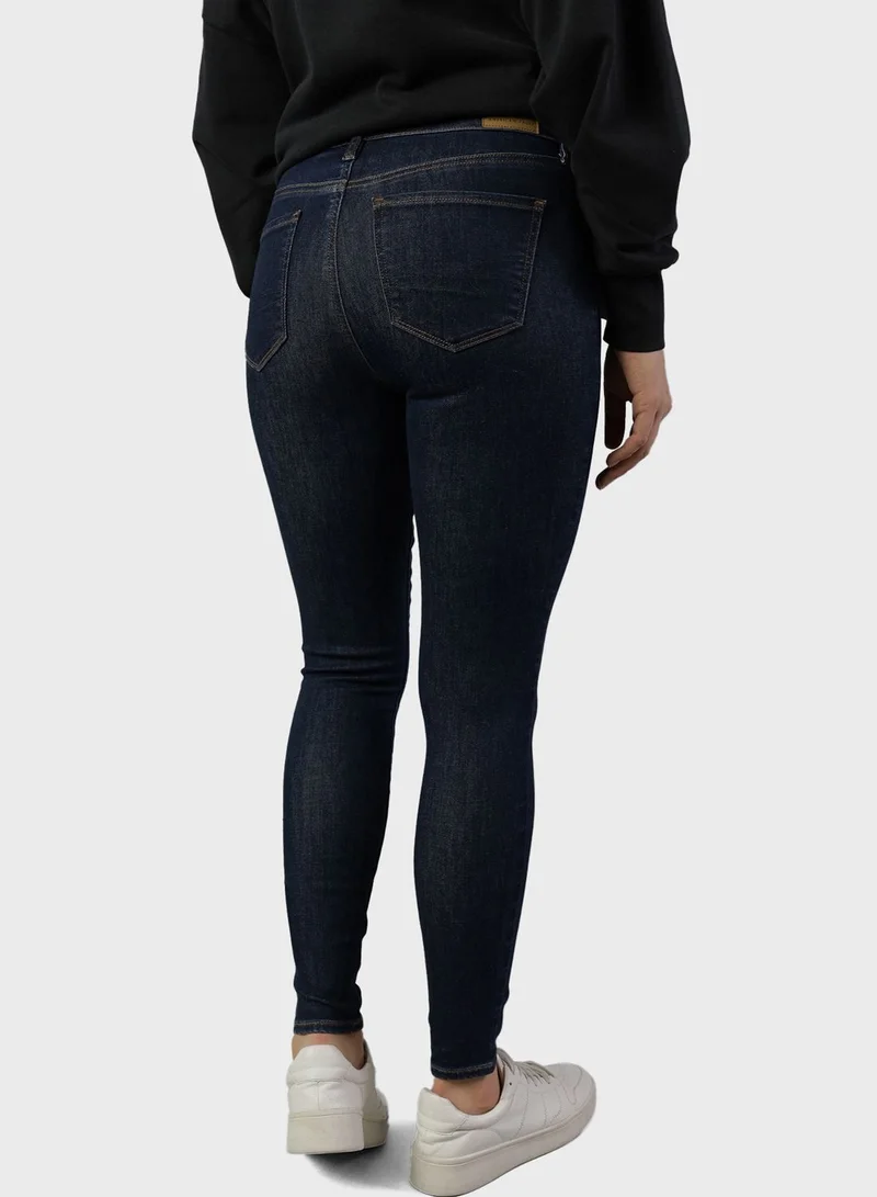 American Eagle High Waist Distressed Jeggings