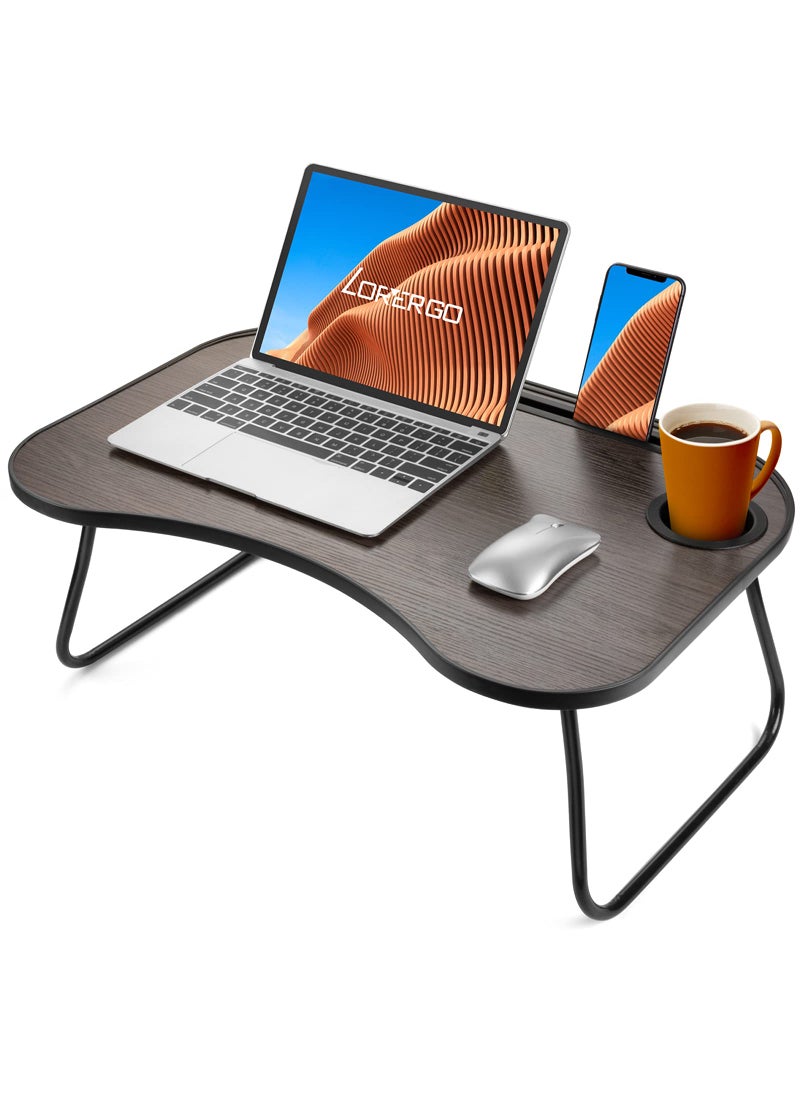LORYERGO LORYERGO Lap Desk for Laptop Laptop Lap Desk with Slot for Phone  Tablet Lap Table for Bed Suitable as Breakfast Tray Writing Desk Drawing Table for Floor  Bed 
