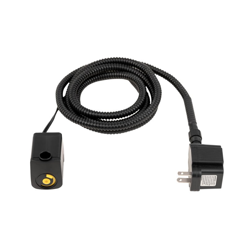 PetSafe Drinkwell Outdoor/Everflow Fountain Pump & Adaptor - Replacement Pump for Pet Fountain - Low-Voltage Durable Pump - Waterproof Adaptor with Anti-Bite Cord - Image 1