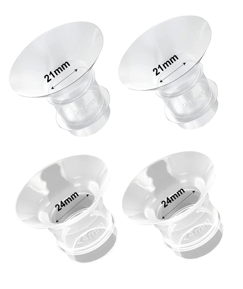 stacy Breast Pump Accessories for Breast Pump, Flange Inserts Suit for , Soft Nipple Cushions with Comfort and Efficiency for New Mom and New Baby for Different Size Parts Replace - Image 2