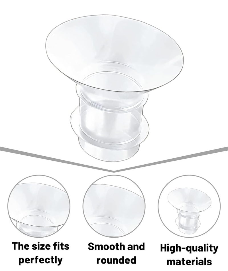 stacy Breast Pump Accessories for Breast Pump, Flange Inserts Suit for , Soft Nipple Cushions with Comfort and Efficiency for New Mom and New Baby for Different Size Parts Replace - Image 3
