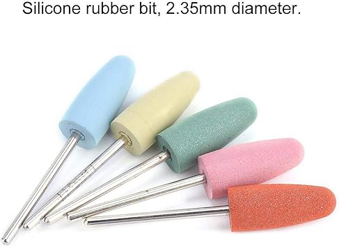 Voluxe Nail Polishing Burr Manicure Bit Safe and reliable Silicone rubber drill bit for Home Manicure Store Salon Shop Beauty Salon171 - Image 4