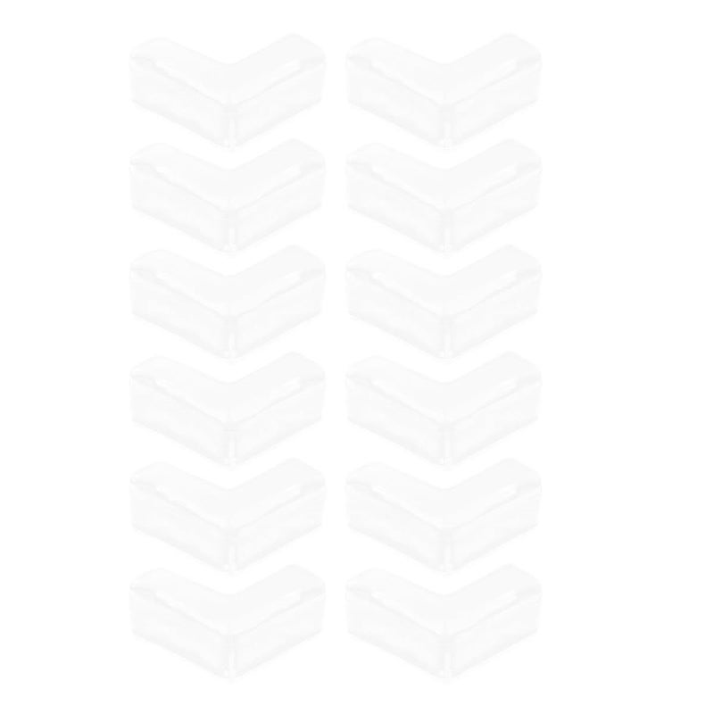 12 Pieces Corner Protectors Soft Furniture Edge Guards Bumpers Safety Table for Childproofing - Image 2