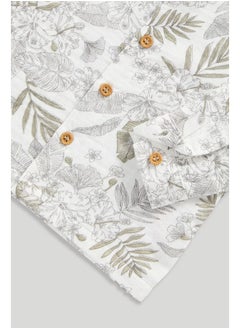 mothercare Grandad Shirt and Shorts Set  - Image 2