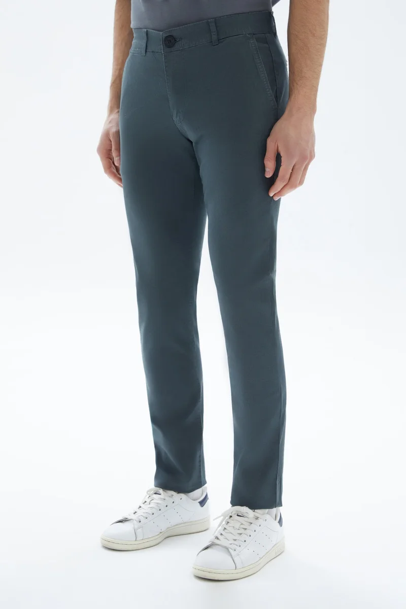 Wecre8 Grey Chinos Slim Trousers By WECRE8