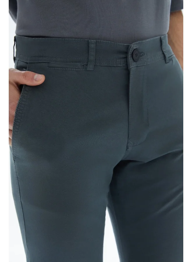 Wecre8 Grey Chinos Slim Trousers