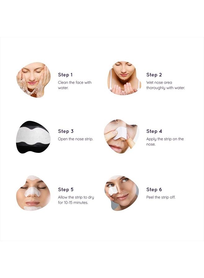 Sanfe Deep Purifying Nose Strips for Women - Pack of 6 with Fuji Green Tea & Witch Hazel extracts | Removes Whiteheads | Blackheads and cleanses pores | Use on Nose - Image 5