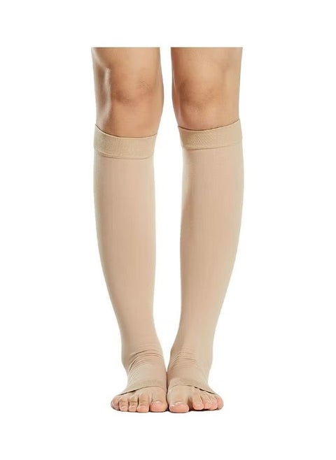 Pair Of Open Toe Compression Stockings Mcm