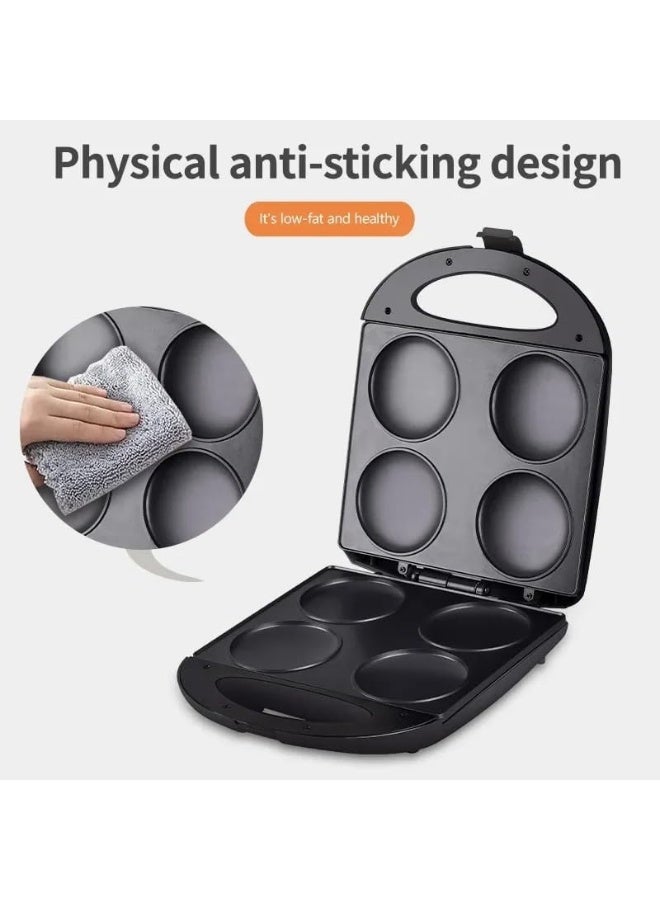 سوكاني صانعة الفطائر سوكاني ١٤٠٠ واط - صانعة فطائر وكريب كهربائية غير لاصقة، لون أسود (SK-822) - Image 2