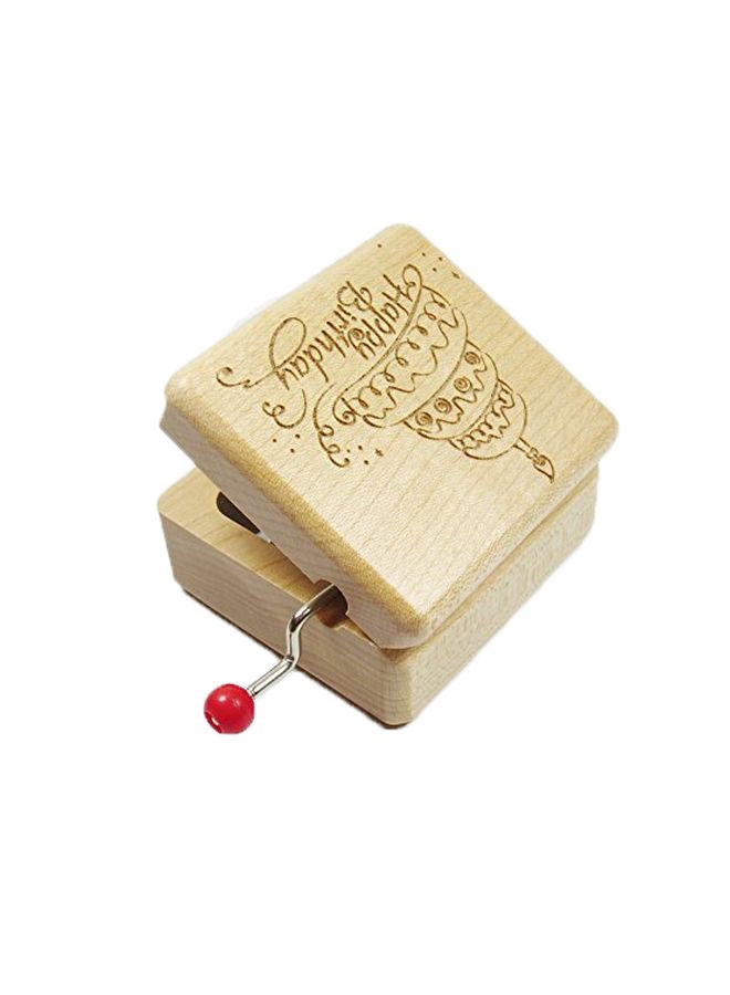 NIBEMINENT Wooden Hand-Cranked Music Box - Image 1