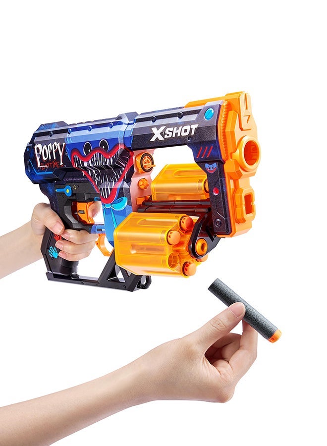 X-Shot Skins Flux 8 Darts Poppy Playtime S1 Timeout - Action Aiming Game For Kids, Teen, Adults Boys & Girls, Outdoor Holiday Activities, Gifts For Kids Ages 8+ - Image 3