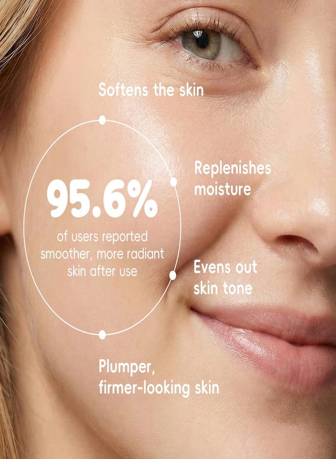 BEUKING Pomegranate Collagen Night Cream, Facial Repair Cream with 4D Hyaluronic Acid & Hydrolyzed Rice Protein – Hydrating, Firming, Even Skin Tone – Lightweight Overnight Moisturizer, 1.06 oz - Image 3