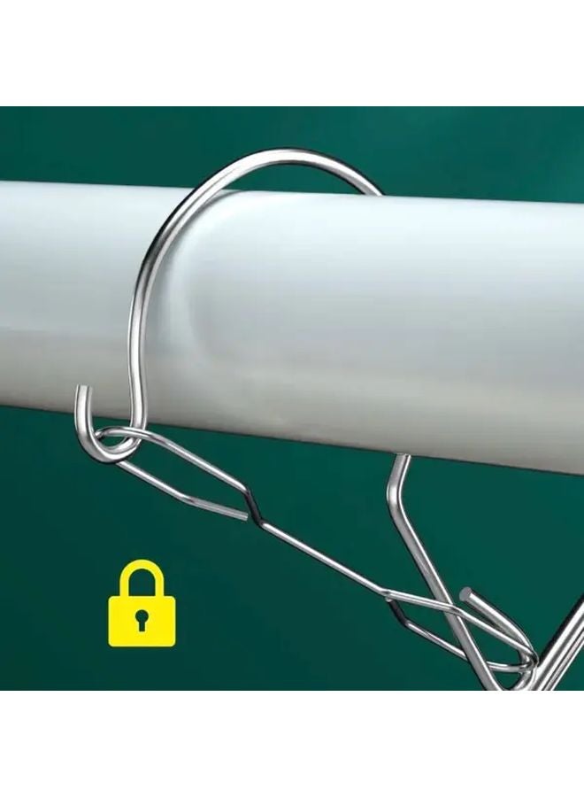 20 Pegs Stainless Steel Windproof Clothes Drying Hanger Heavy Duty Laundry Airer Indoor Outdoor Use - Image 5