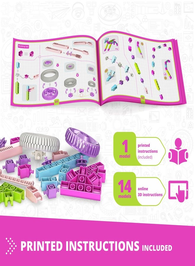 Engino STEM Girls Building Toys, 15 Model Set, Engineering Kit for Ages 6+, Construction Toys, STEM Projects for Young Inventors, Gifts for Girls - Image 3