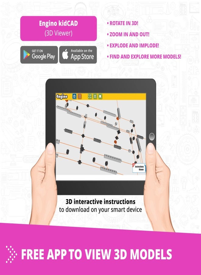 Engino STEM Girls Building Toys, 15 Model Set, Engineering Kit for Ages 6+, Construction Toys, STEM Projects for Young Inventors, Gifts for Girls - Image 5