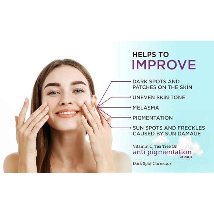 VENSIA Anti Pigmentation Cream | Removes Dark spots, Fine Lines, Wrinkles & Ageing Spots Suitable for Women/Men - All Skin Types - 30 gm| Even Skin Tone - Pigmentation removal - Image 4