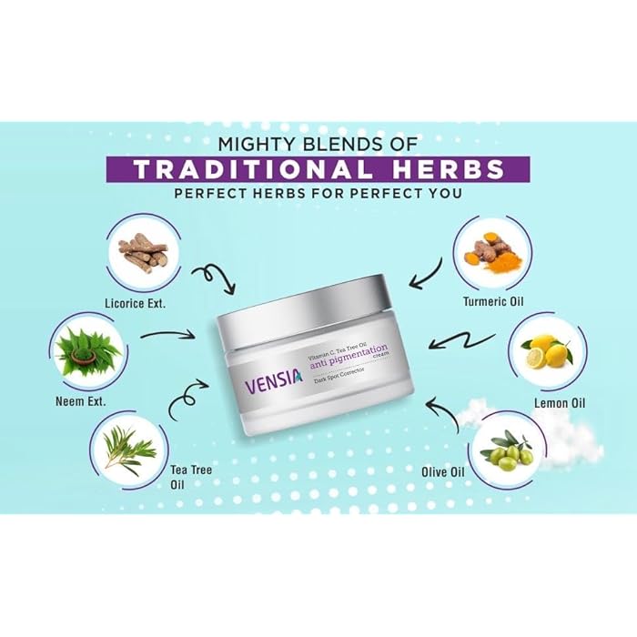 VENSIA Anti Pigmentation Cream | Removes Dark spots, Fine Lines, Wrinkles & Ageing Spots Suitable for Women/Men - All Skin Types - 30 gm| Even Skin Tone - Pigmentation removal - Image 3