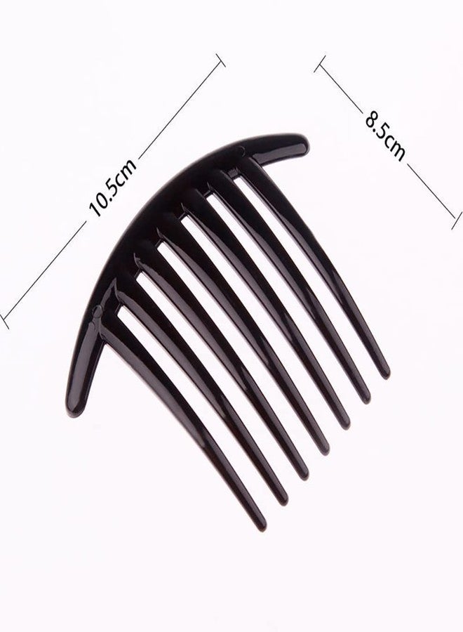 ccHuDE 6 Pcs Plastic Hair Side Combs French Twist Comb Tortoise Side Comb Hair Clip Comb Accessories with Seven Teeth for Women Girls - Image 5