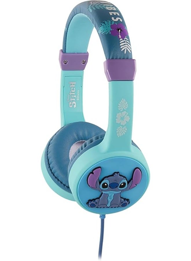 SMD Disney Stitch 3D Auxiliary Headphones | Wired kids headphones with unique 3D Stitch design, aux cable support, soft cushions, and adjustable headband for comfortable listening - Image 4
