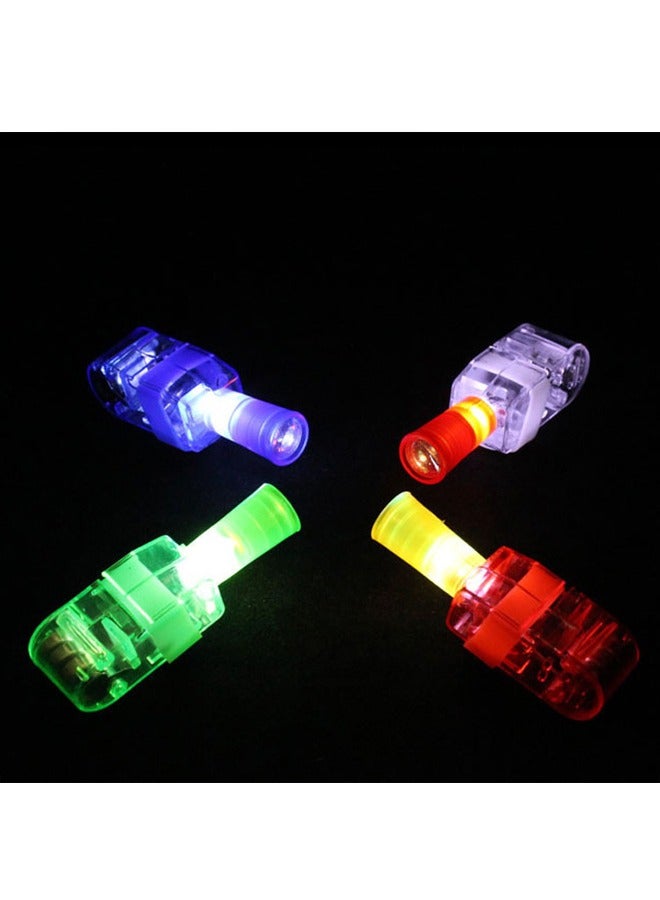 10PCS Glow Finger Light Toy LED Ring Glow in the Dark Finger Lamp Glow Stick and Projection Glow Party Favors Kids Glow Toys  - Image 3