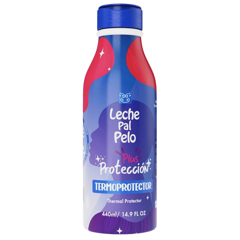Leche Pal Pelo Leche Pal Pelo - Colored Hair; Thermal Protectant Treatment with Natural Quinoa, Provitamin B5, Rice Protein and Aloe Vera - 14.9 Ounces. Tratamiento Termoprotector Para Cabellos Tenidos.