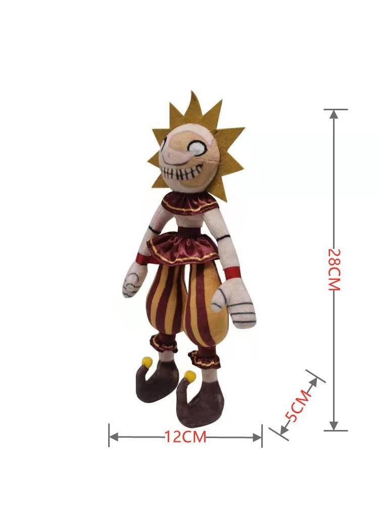 Plush Toy Sundrop Fnaf Final Boss Doll For Kids Gifts Brown Joker 28cm - Image 4
