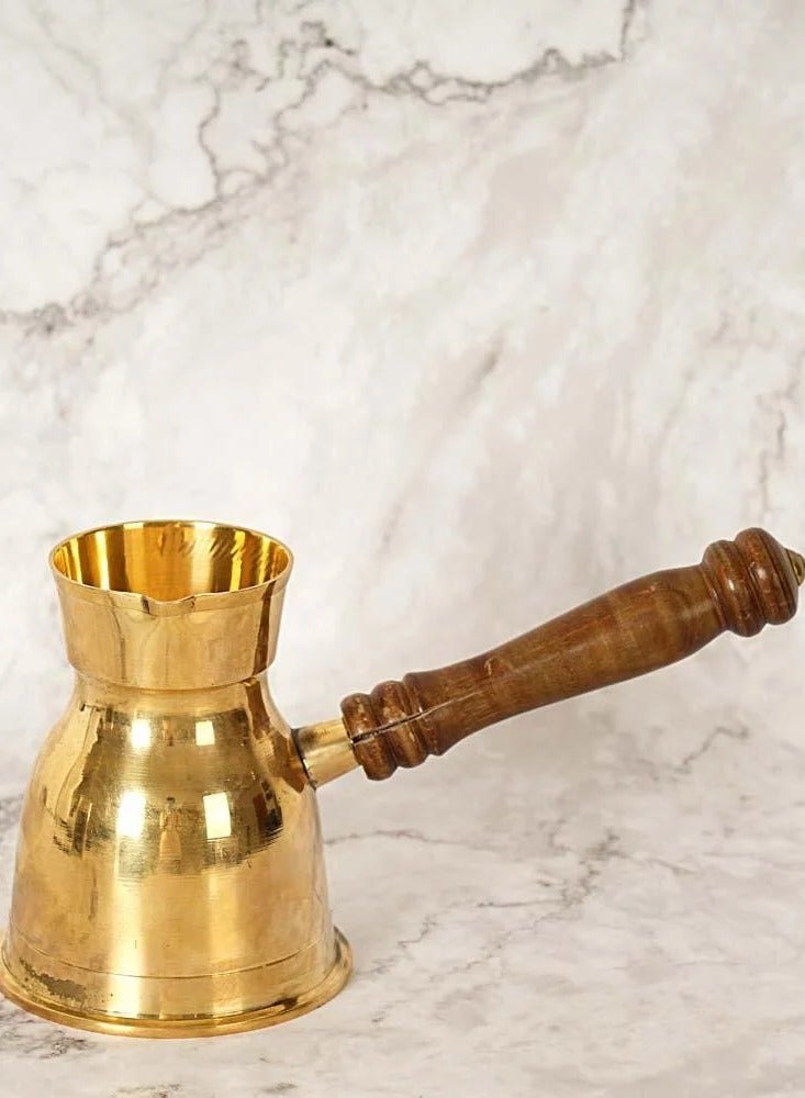 Bin Shihon Turkish Copper Pot  With Wooden Handle Made In India - Image 3