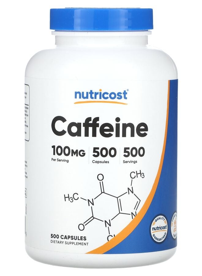 Nutricost Caffeine  100 mg  500 Capsules