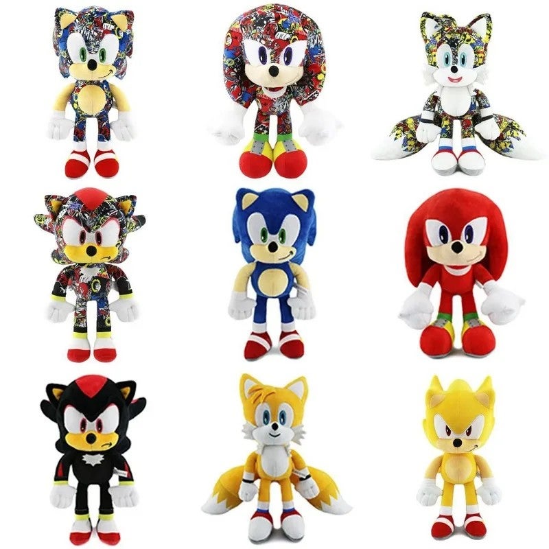 Y&D 30cm Sonic the Hedgehog Plush Toy – Official Movie-Inspired Soft Stuffed Animal for Kids, Perfect Children's Gift - Image 3