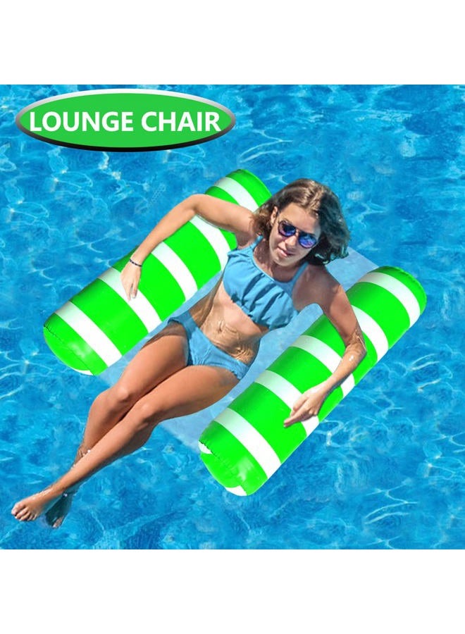 BLOFUN 2 Pack Water Swimming Pool Float Hammock,Pool Float Lounger,Water Hammock Lounger, Swimming Floating Bed Hammock,Comfortable Inflatable Swimming Pools Lounger, for Adults Vacation Fun and Rest - Image 3