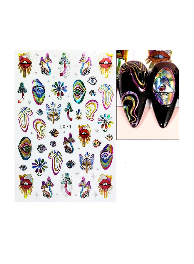brunson 3D Design Stickers For Nails Art Decoration L071 - Image 2
