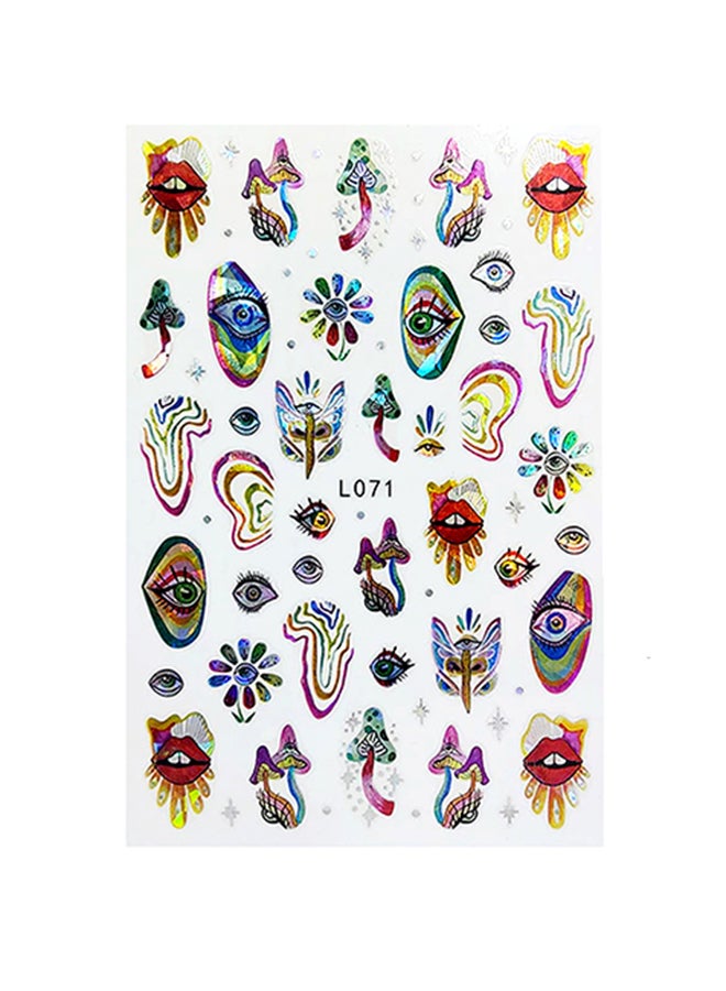 brunson 3D Design Stickers For Nails Art Decoration L071 - Image 1